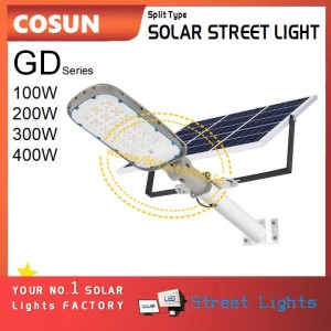 COSUN GD SERIES SOLAR STREET LIGHT SPLIT TYPE 100W 200W 300W 400W