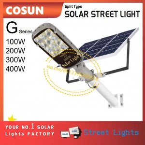 COSUN High Brightness Remote Control Outdoor Road light 100W 200W 300W 400W SMD LED Solar Street Light