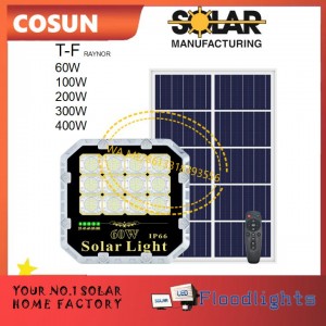 COSUN T-F SERIES RAYNOR SOLAR FLOODLIGHT 60W 100W 200W 300W 400W
